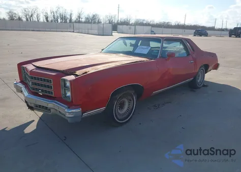 1976 Chevrolet Monte Carlo from USA, damaged, VIN 1H57V6R484291